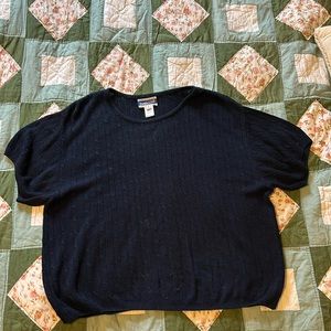 Pendleton Vintage Navy Blue Knitted Short sleeve Size L